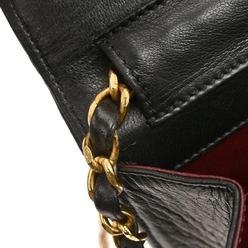 Chanel Black Lambskin Paris Shoulder Bag 155683 - Picture 7 of 10